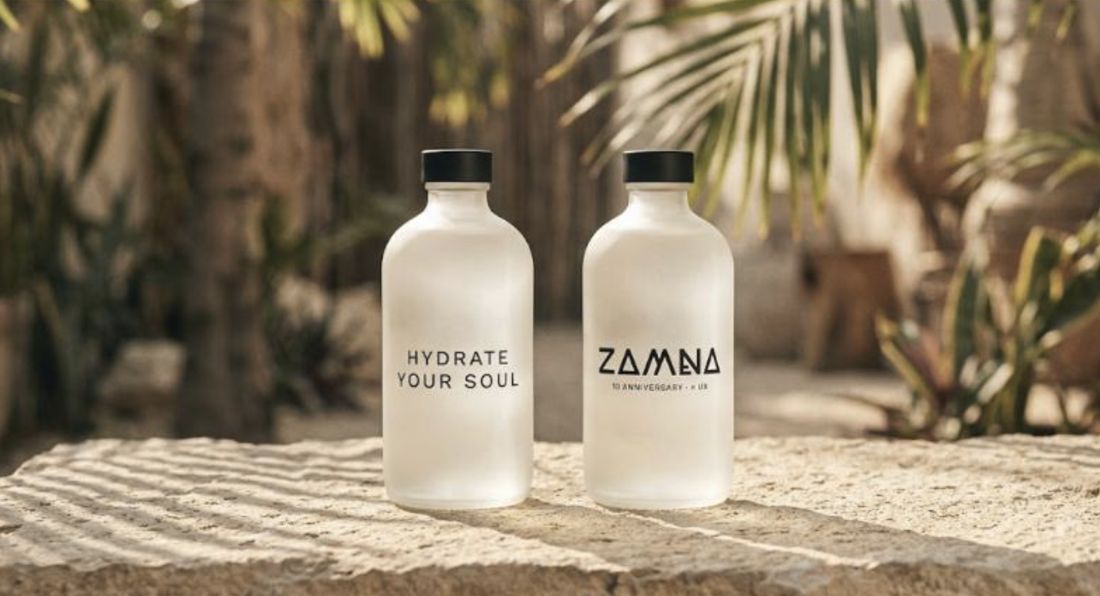 Botellas de agua «Hydrate your soul» ZAMNA