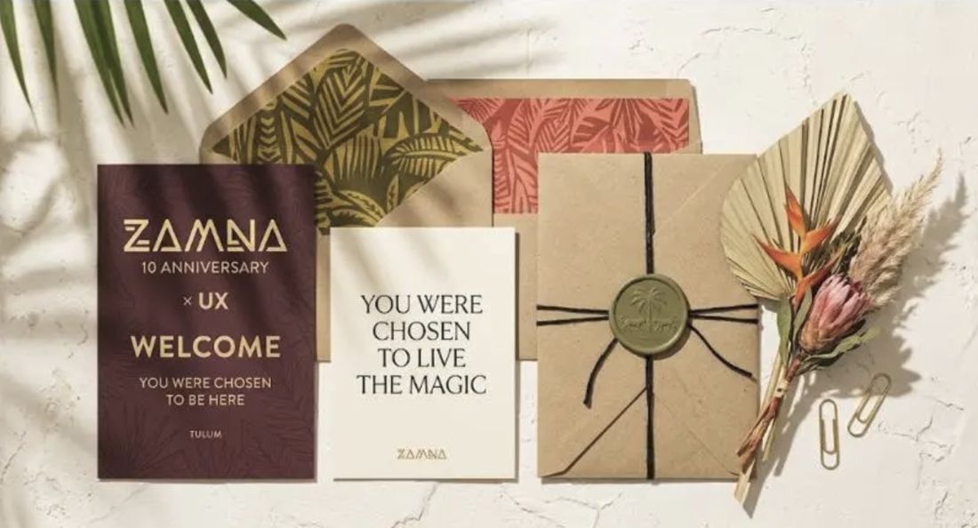 Welcome kit: tarjeta «You were chosen to live the magic» y sobres
